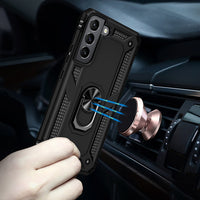 Thumbnail for Samsung Galaxy S22 Plus Heavy-Duty Armor MagSafe Case Cover - Black