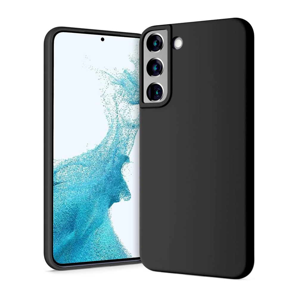 Samsung Galaxy S22 Premium Silicone Case Cover - Black