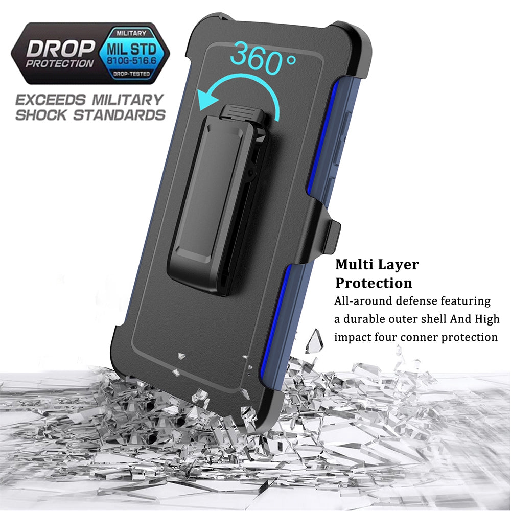 Samsung Galaxy S21 Plus Heavy-Duty Armor Case Cover - Black