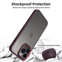 Thumbnail for iphone-15-clear-shockproof-case-cover-black-23983 Black