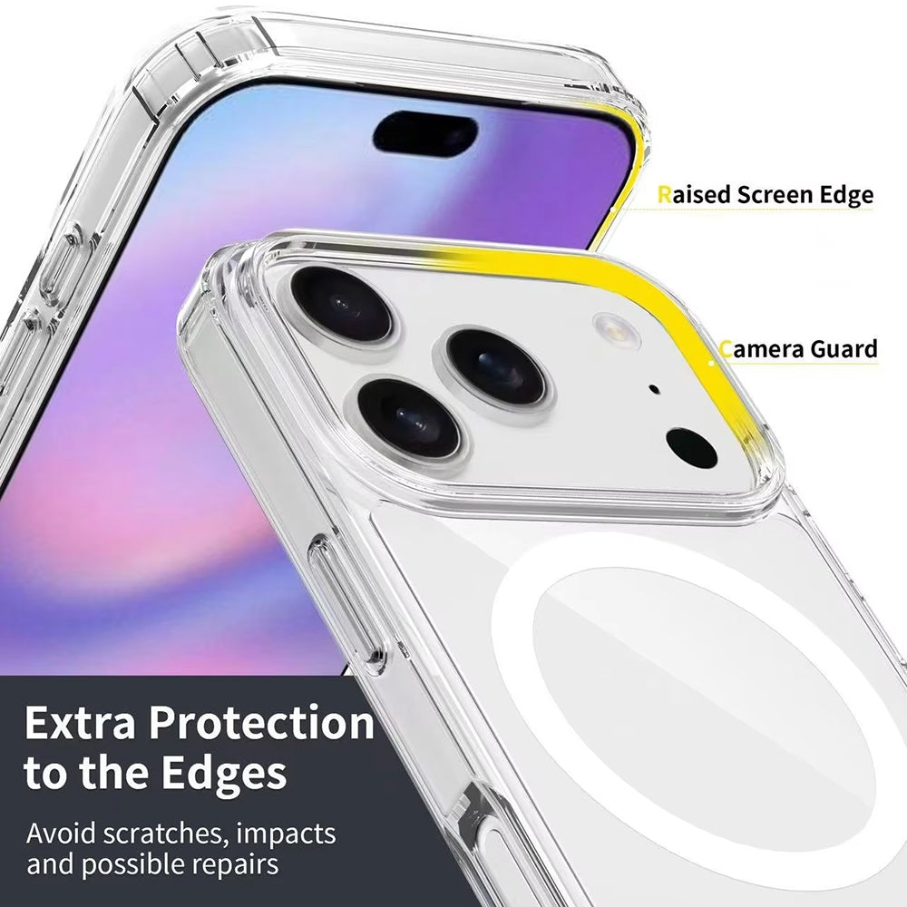 iPhone 17 Air Clear Shockproof MagSafe Case Cover - Clear