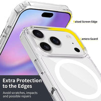 Thumbnail for iPhone 17 Air Clear Shockproof MagSafe Case Cover - Clear