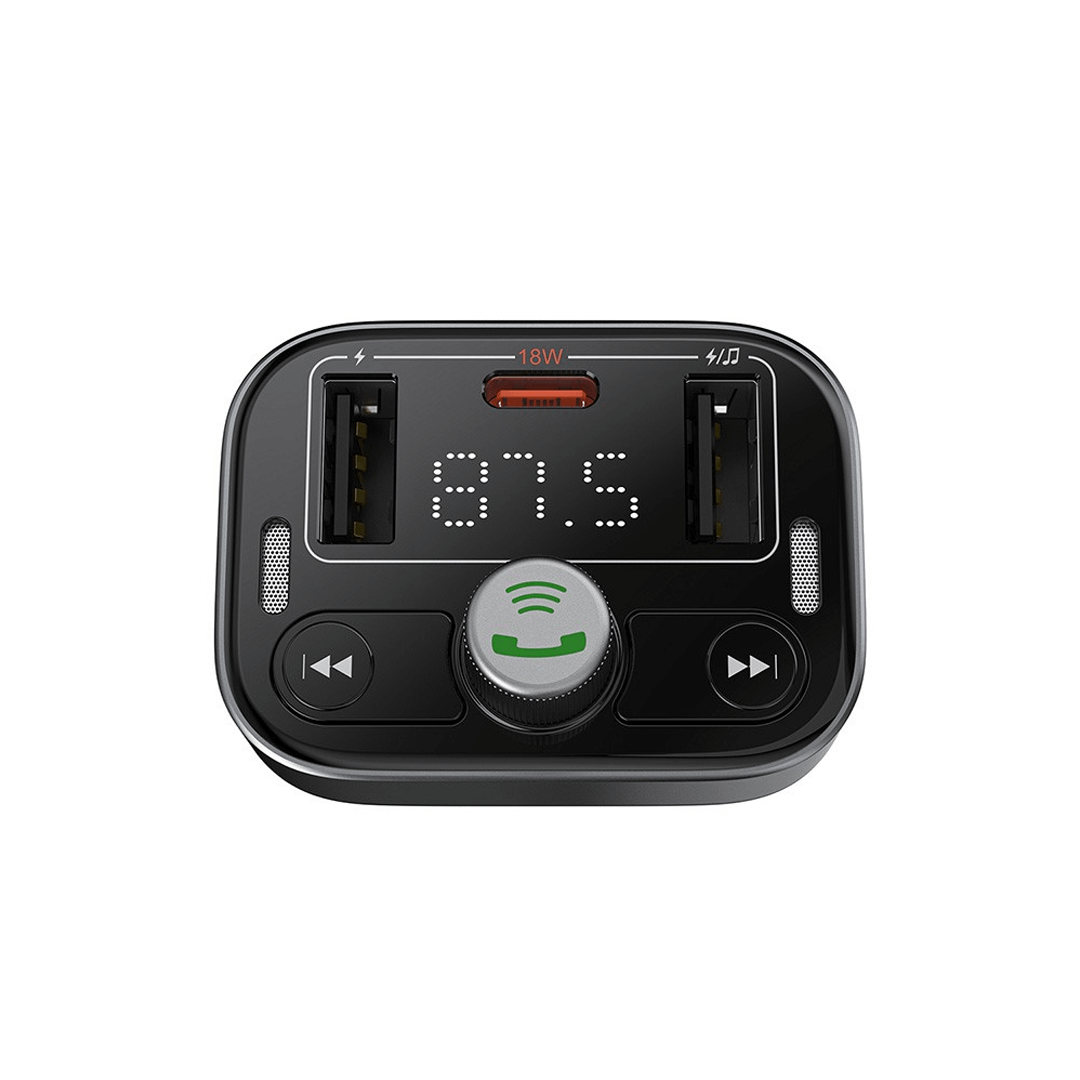 Car FM Transmitter: Streamlined Connectivity and Versatile Charging Hub