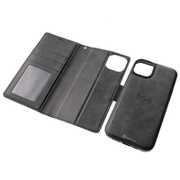 Thumbnail for iPhone 16 Plus Compatible Case Cover With Leather Flip Wallet - Brown