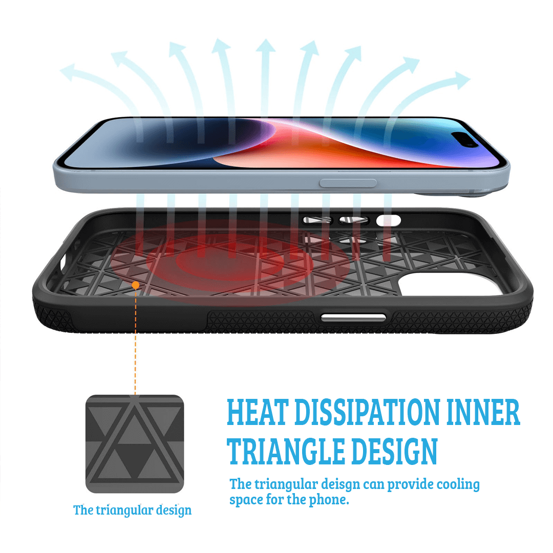 iPhone 12 Pro Max Compatible Case With Rugged Shockproof - Mint