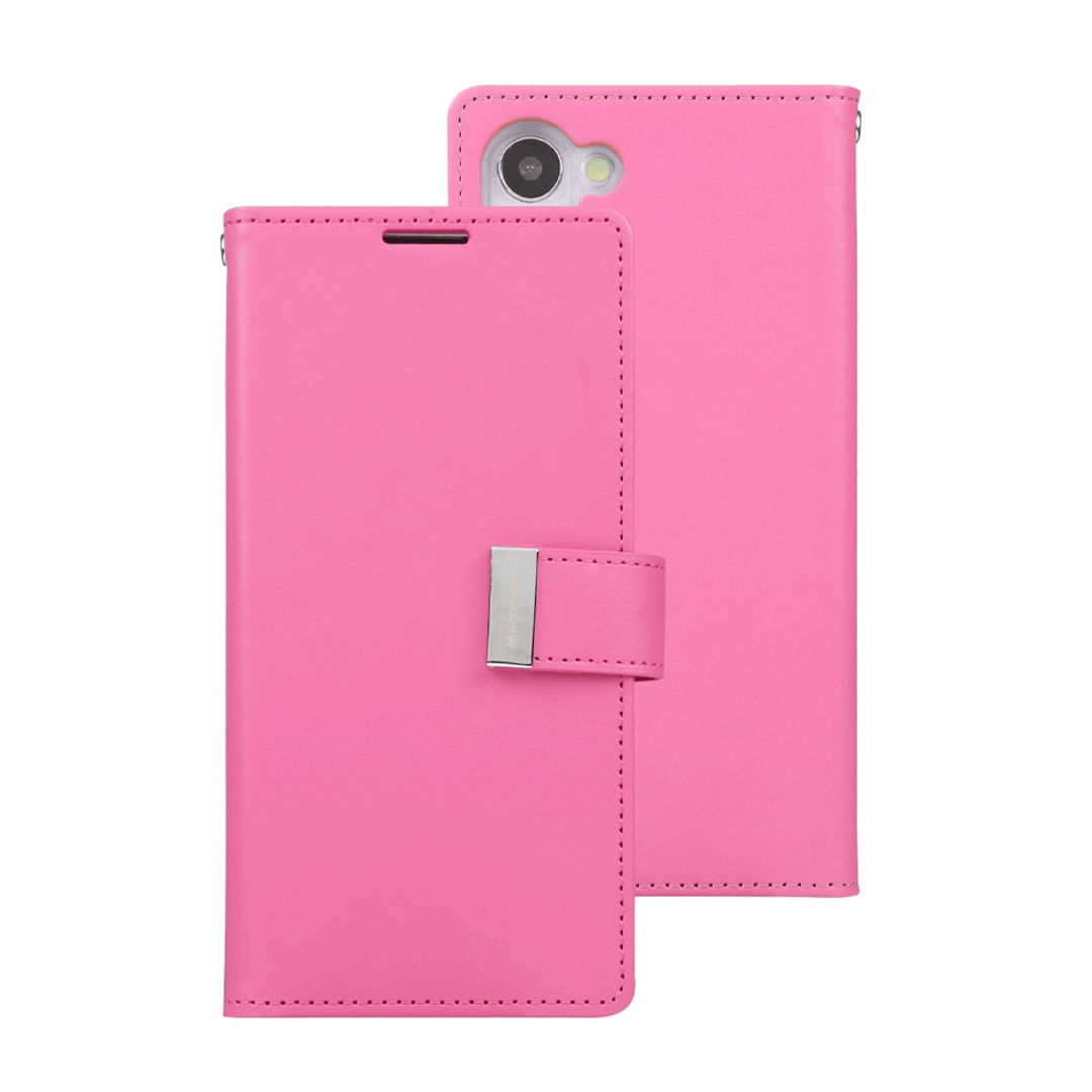 Samsung Galaxy S24 Compatible Case Cover Made Of Rich Diary - Hot Pink