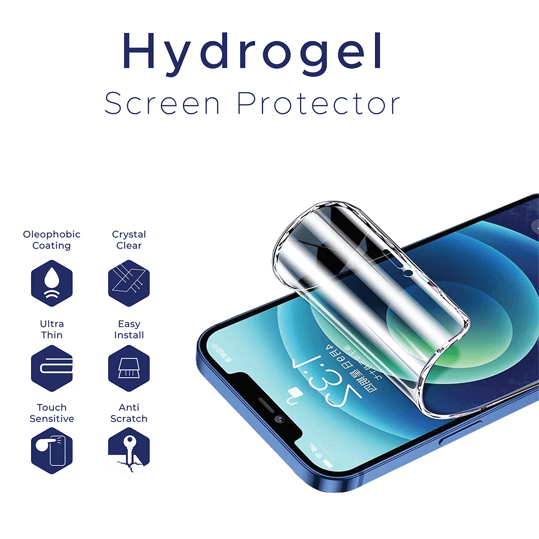 Full Coverage Ultra HD Premium Hydrogel Screen Protector Fit For Xiaomi Redmi Note 10 4G