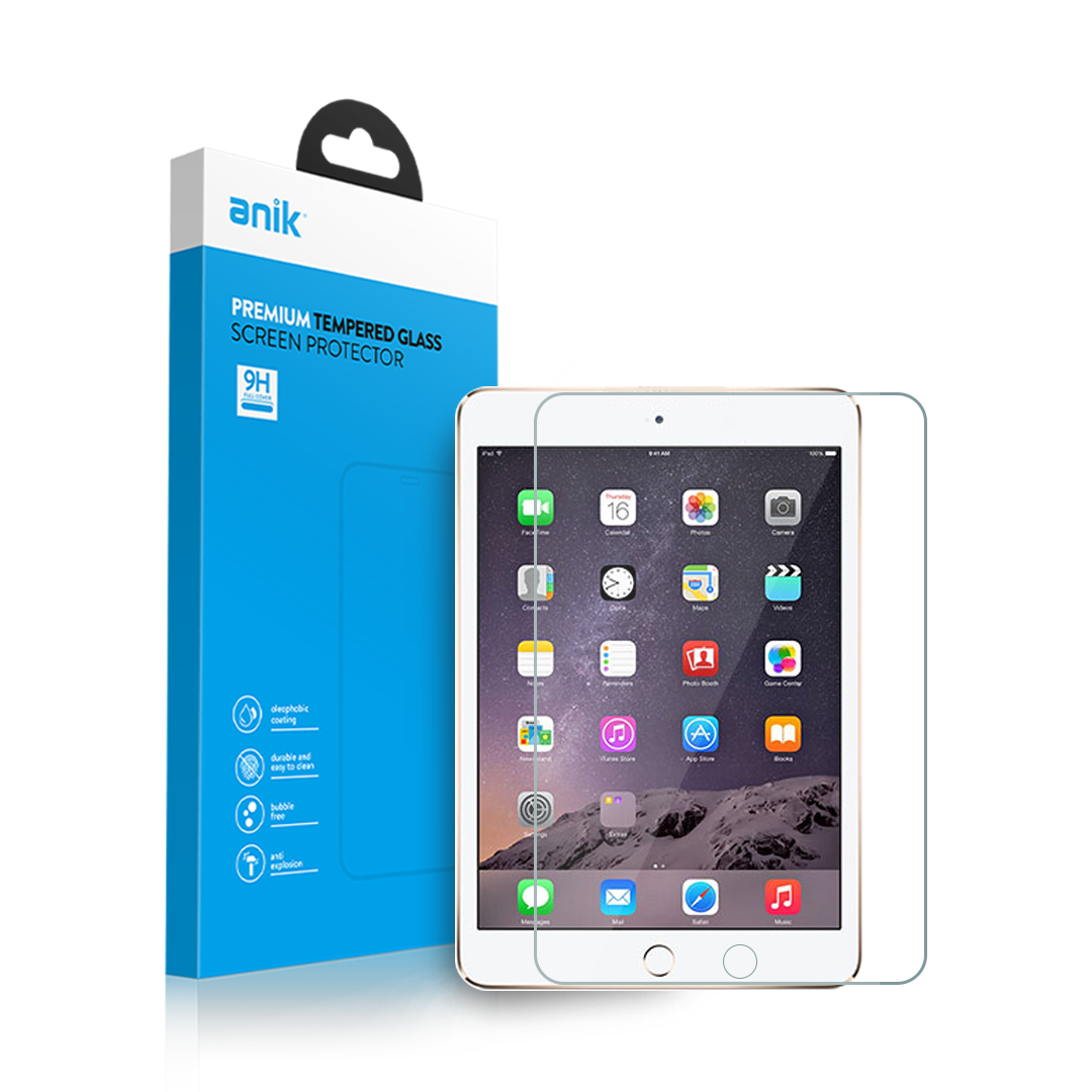 Anik Premium Full Edge Coverage High-Quality Clear Tempered Glass Screen Protector fit for iPad Mini 3