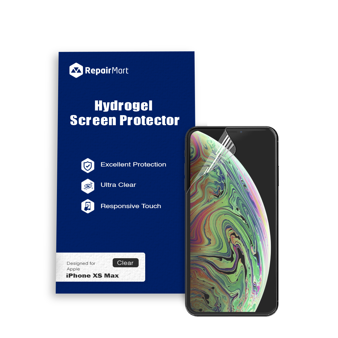 iPhone XS Max Compatible Premium Hydrogel Screen Protector With Full Coverage Ultra HD