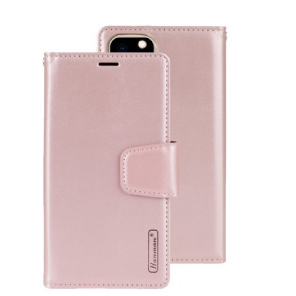 iPhone 11 Pro Compatible Case Cover With 2 in 1 Detachable Magnetic Flip Leather Wallet - Rose Gold