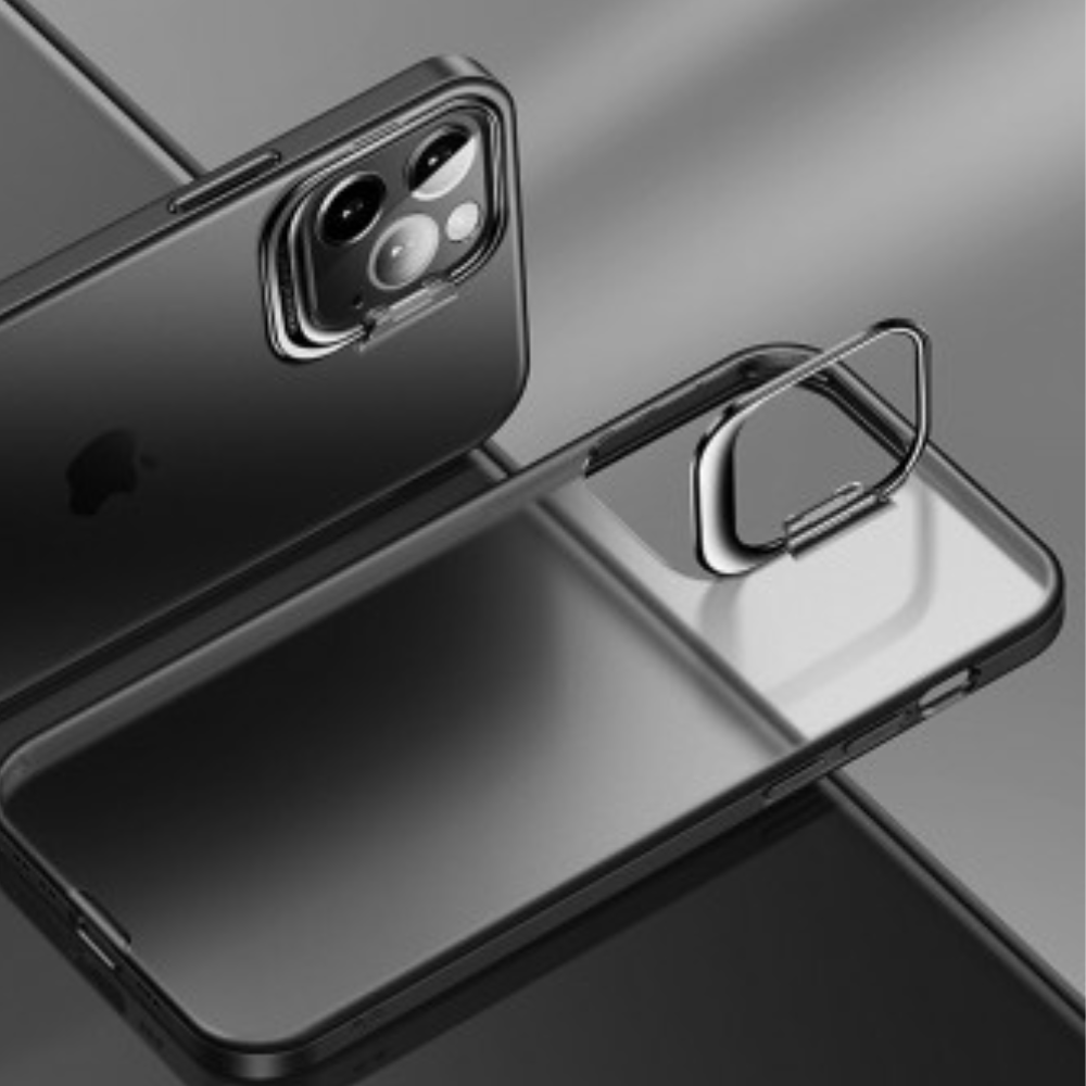 iPhone 11 Pro Compatible Case Cover With Invisible Bracket Protection - Grey