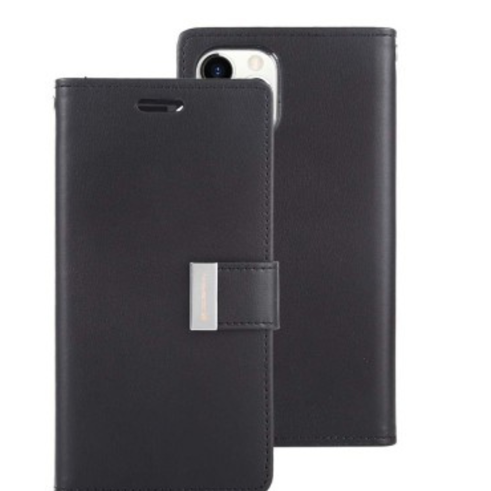 iPhone 11 Pro Compatible Case Cover With Premium Rich Diary - Black