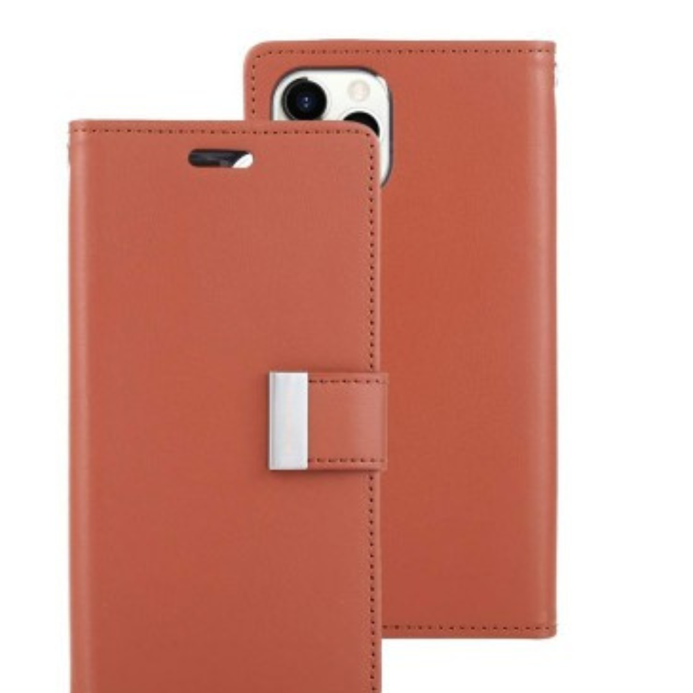 iPhone 11 Pro Compatible Case Cover With Premium Rich Diary - Brown