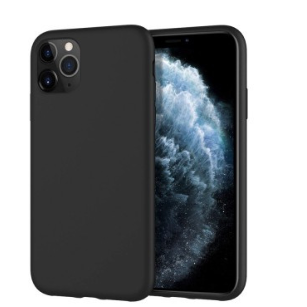 iPhone 11 Pro Compatible Case Cover With Premium Silicone - Black