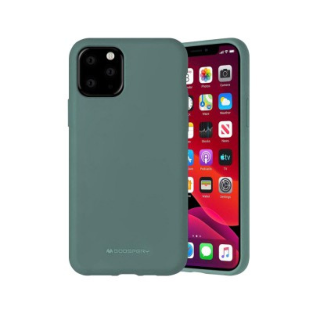 iPhone 11 Pro Compatible Case Cover With Premium Silicone - Green