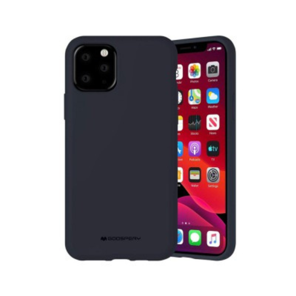 iPhone 11 Pro Compatible Case Cover With Premium Silicone -Navy