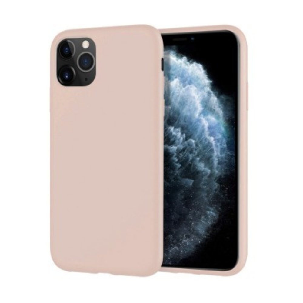 iPhone 11 Pro Compatible Case Cover With Premium Silicone -Pink Sand