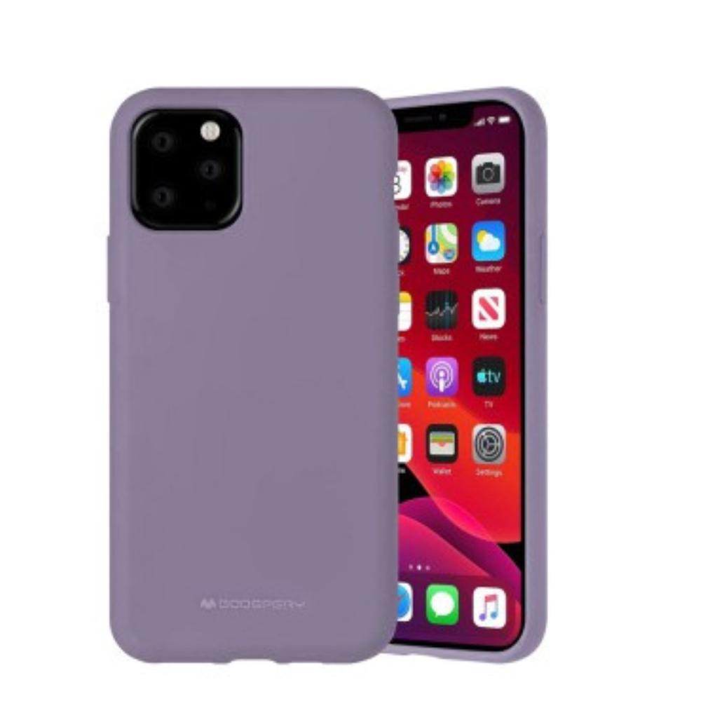 iPhone 11 Pro Compatible Case Cover With Premium Silicone -Purple