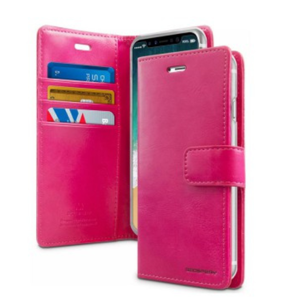 iPhone 11 Pro Max Compatible Case Cover With Premium Bluemoon Diary - HotPink