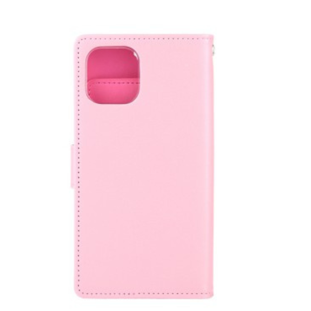 iPhone 11 Pro Max Compatible Case Cover With Premium Rich Diary - Pink