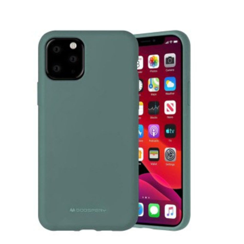 iPhone 11 Pro Max Compatible Case Cover With Premium Silicone - Green