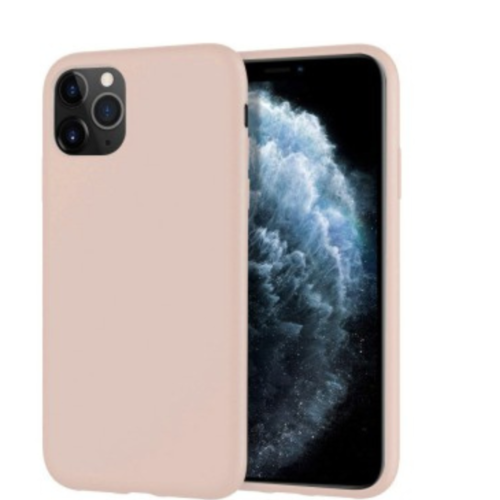 iPhone 11 Pro Max Compatible Case Cover With Premium Silicone - Pink Sand