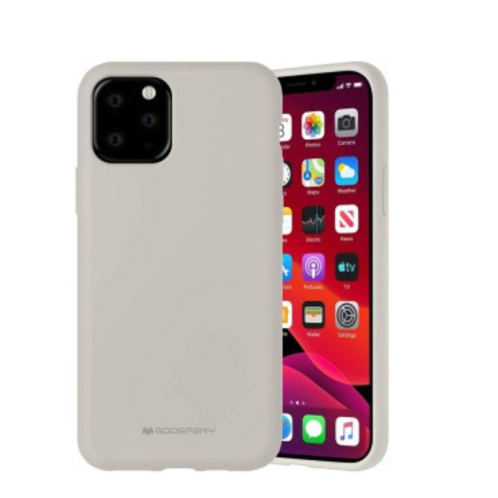 iPhone 11 Pro Max Compatible Case Cover With Premium Silicone - Stone