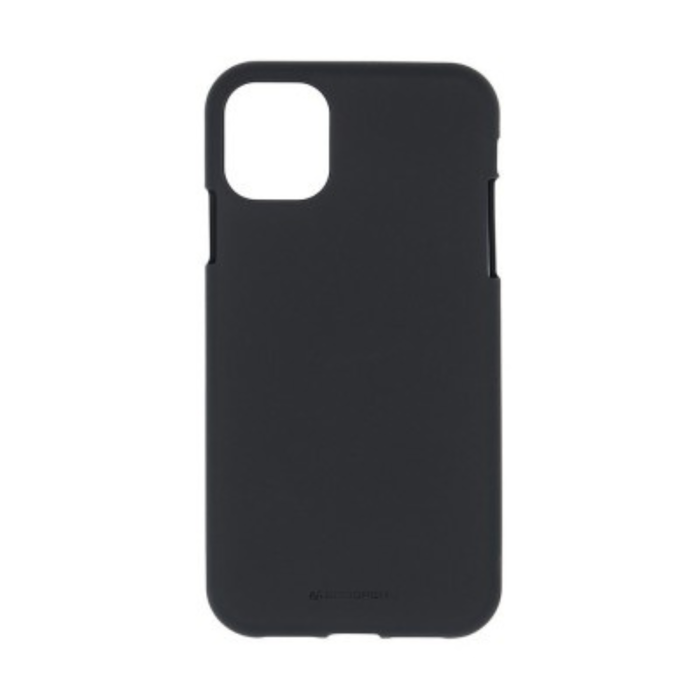 iPhone 11 Pro Max Compatible Case Cover With Premium Soft Feeling Jelly - Black