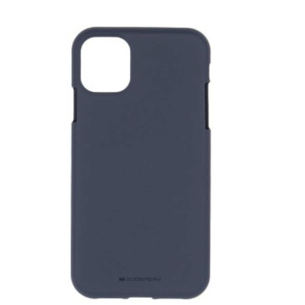 iPhone 11 Pro Max Compatible Case Cover With Premium Soft Feeling Jelly - Navy