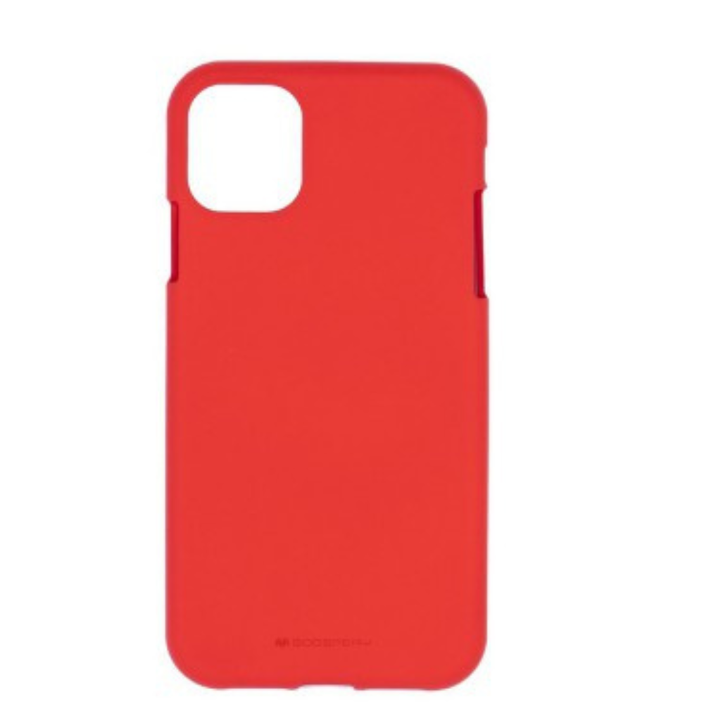 iPhone 11 Pro Max Compatible Case Cover With Premium Soft Feeling Jelly - Red