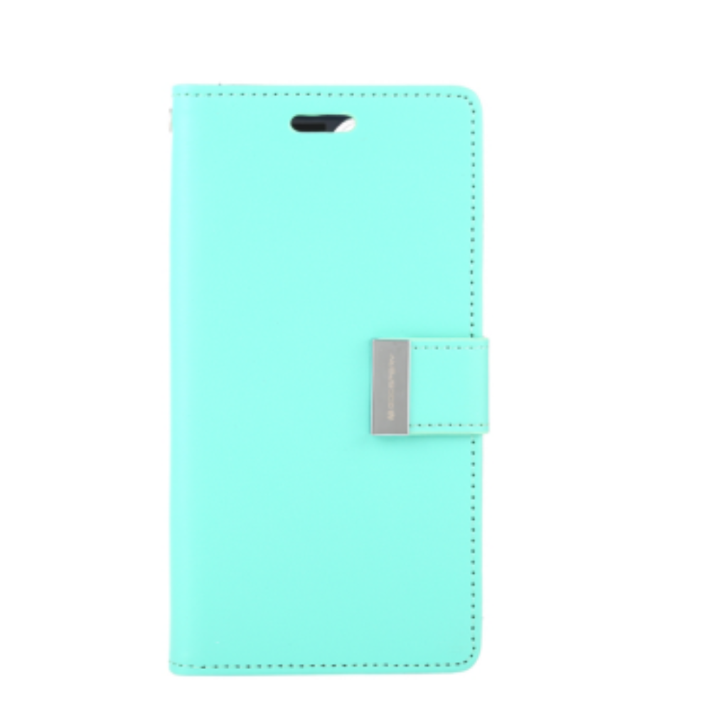 iPhone 12 Pro Compatible Case Cover With Premium Rich Diary - Mint