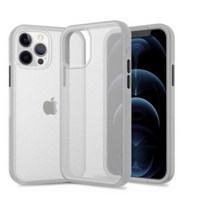 Thumbnail for iPhone 12 Pro Max Compatible Case Cover With Heavy Duty Slim Tupoz - Clear and Grey