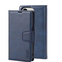 Thumbnail for iPhone 12 Pro Max Compatible Case with 2 in 1 Detachable Magnetic Flip Leather Wallet - Navy