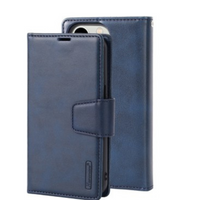 Thumbnail for iPhone 12 Pro Compatible Case with 2 in 1 Detachable Magnetic Flip Leather Wallet - Navy