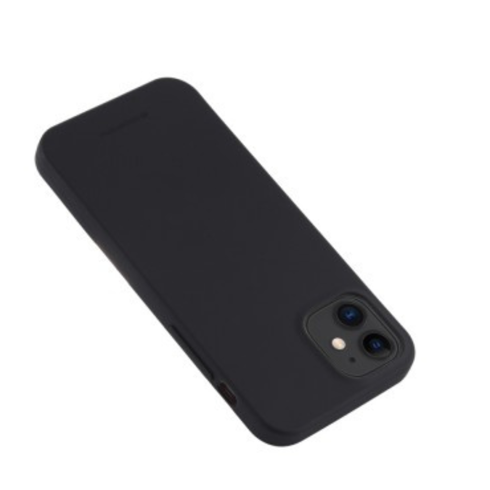 iPhone 12 Pro Compatible Case with Premium Soft Feeling Jelly - Black