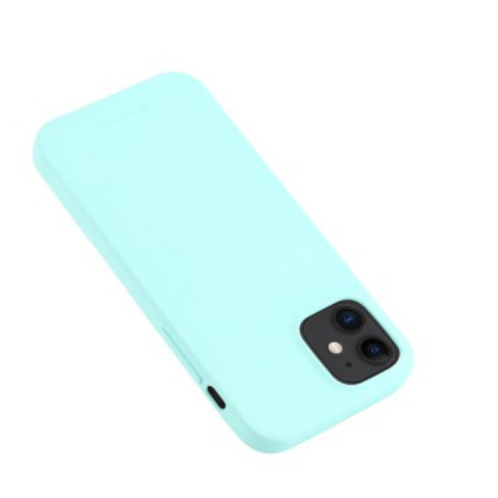 iPhone 12 Pro Compatible Case with Premium Soft Feeling Jelly - Mint