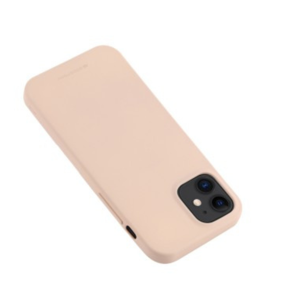 iPhone 11 Pro Compatible Case Cover With Premium Soft Feeling Jelly - Pink Sand