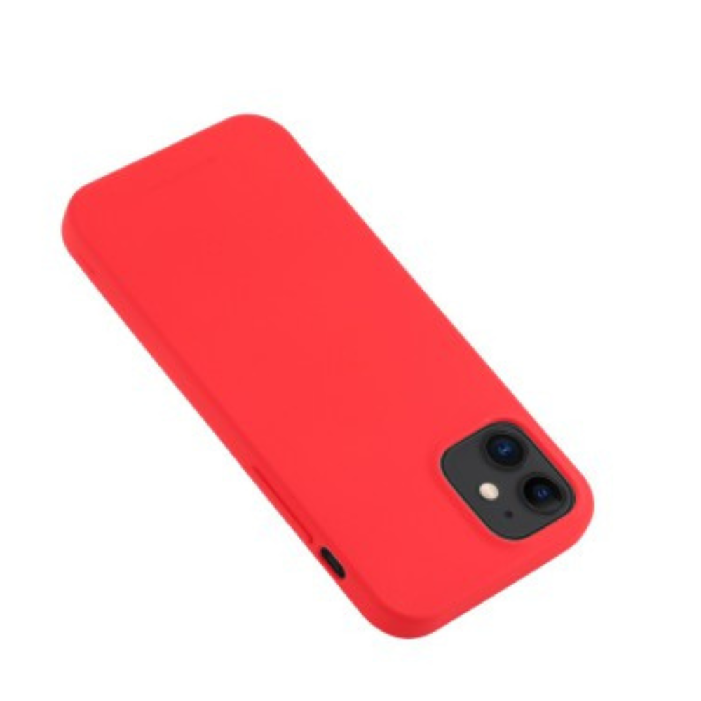 iPhone 12 Pro Compatible Case with Premium Soft Feeling Jelly - Red