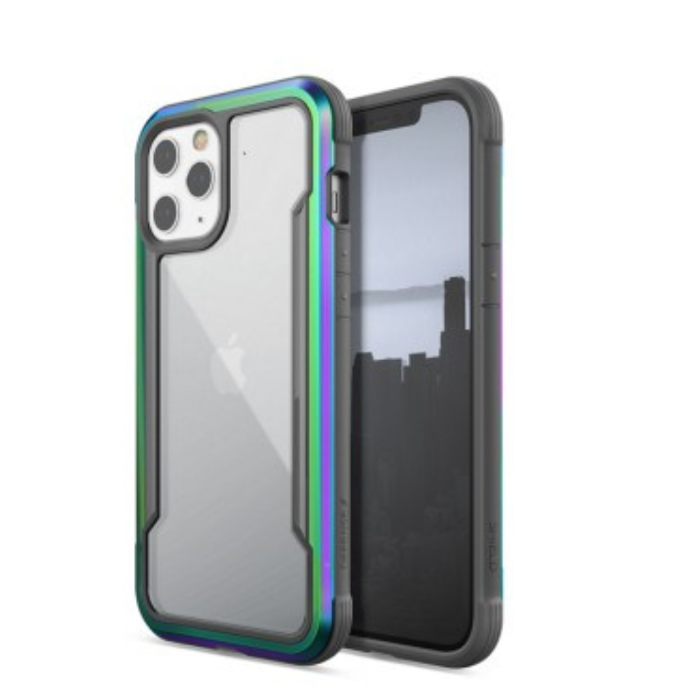 iPhone 12 Pro Compatible Case Cover with Original Defense Shield - Iridescent