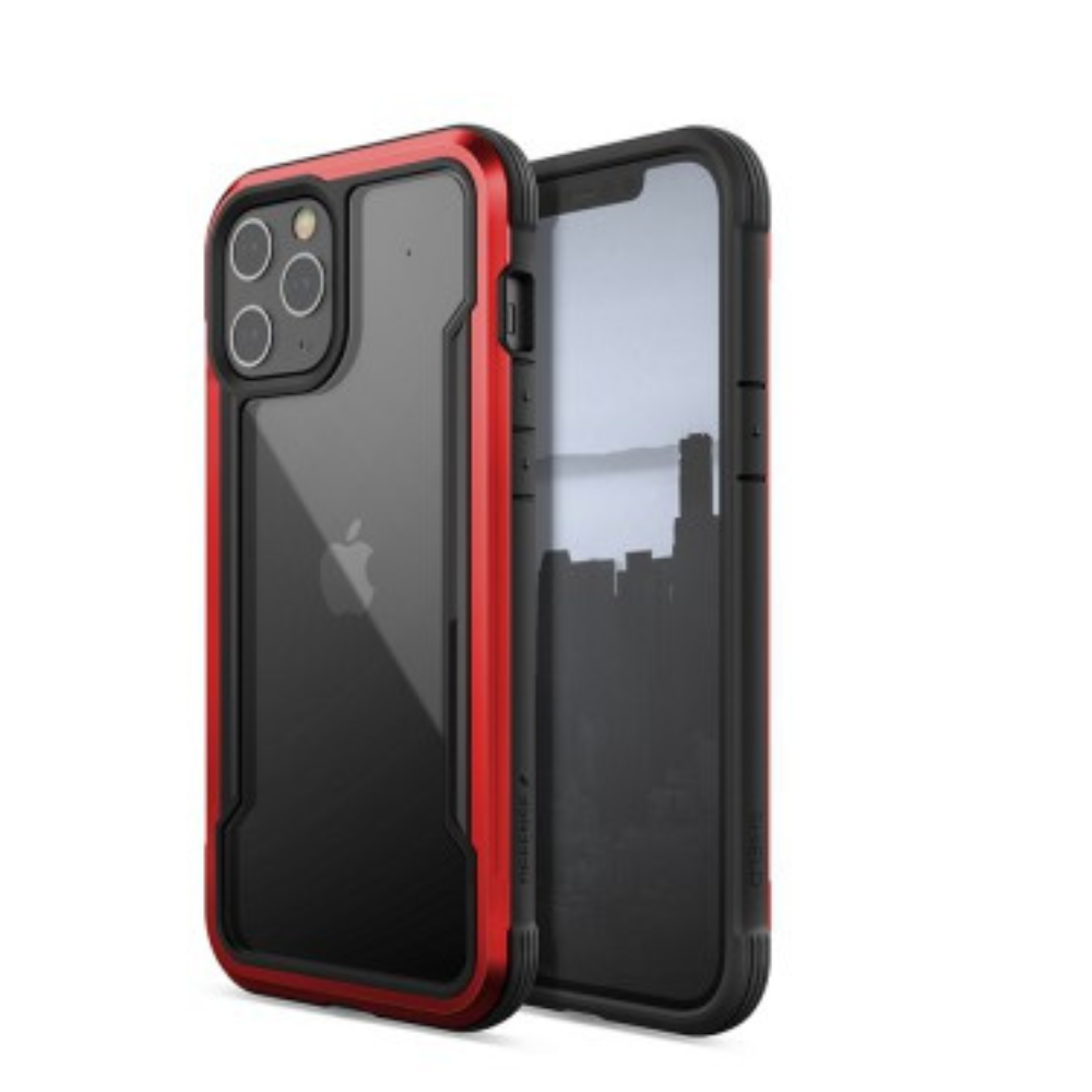 iPhone 12 Pro Compatible Case Cover with Original Defense Shield - Red