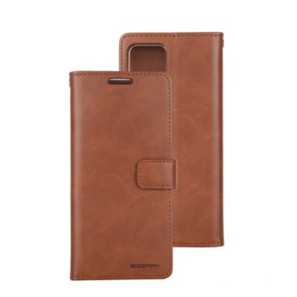 iPhone 12 Pro Compatible Case Cover With Premium Bluemoon Diary - Brown