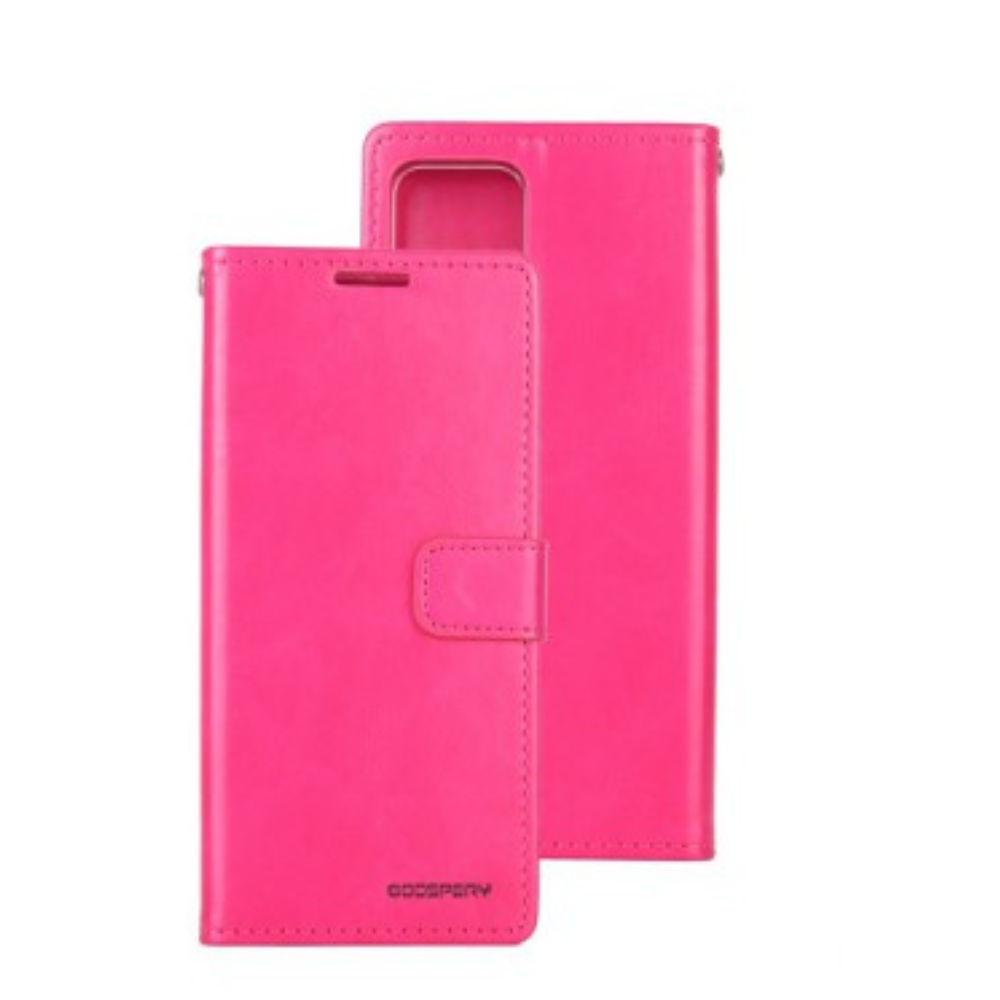 iPhone 12 Pro Compatible Case Cover With Premium Bluemoon Diary - HotPink