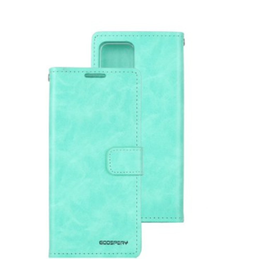 iPhone 13 Mini Compatible Case Cover With Premium Bluemoon Diary - Mint