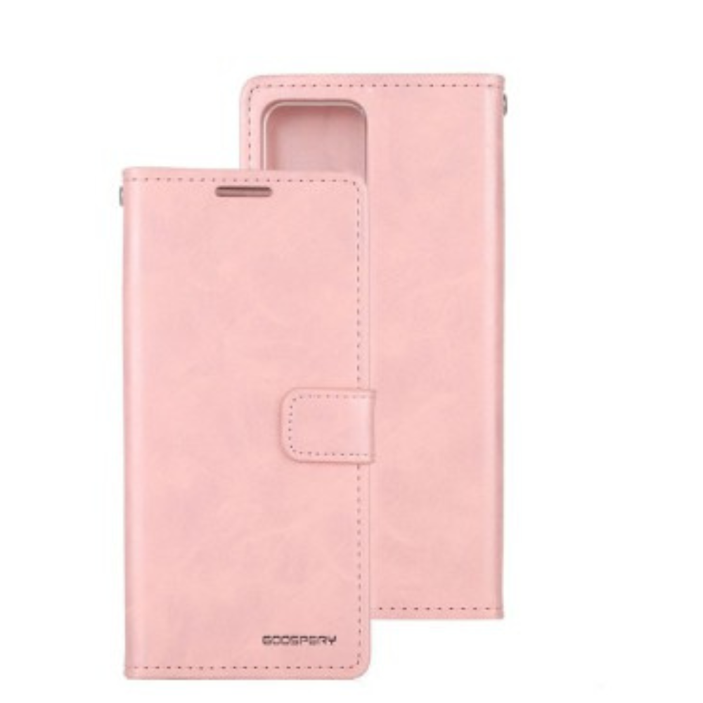 iPhone 12 Pro Compatible Case Cover With Premium Bluemoon Diary - Rose Gold