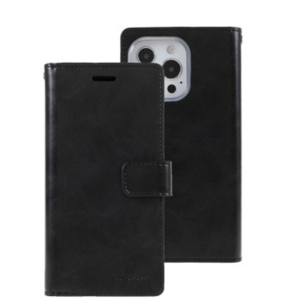 iPhone 13 Mini Compatible Case Cover With Premium Mansoor Diary - Black