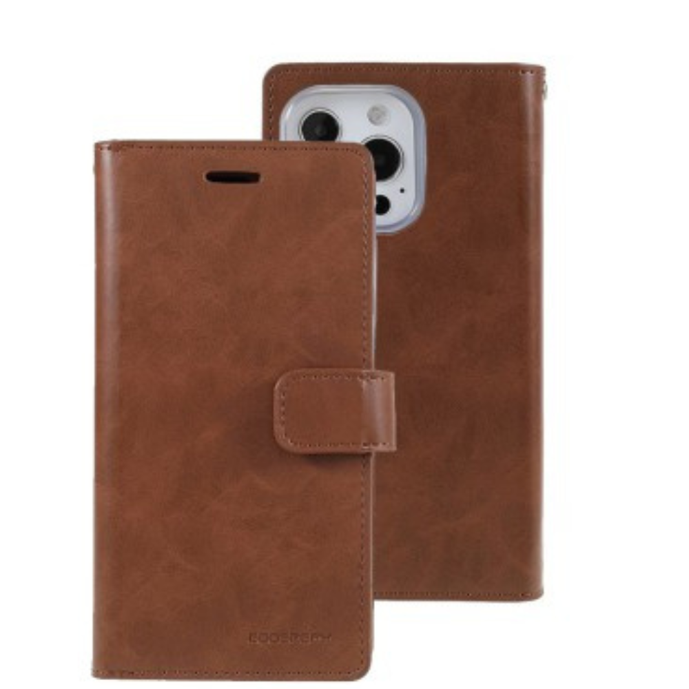 iPhone 13 Mini Compatible Case Cover With Premium Mansoor Diary - Brown