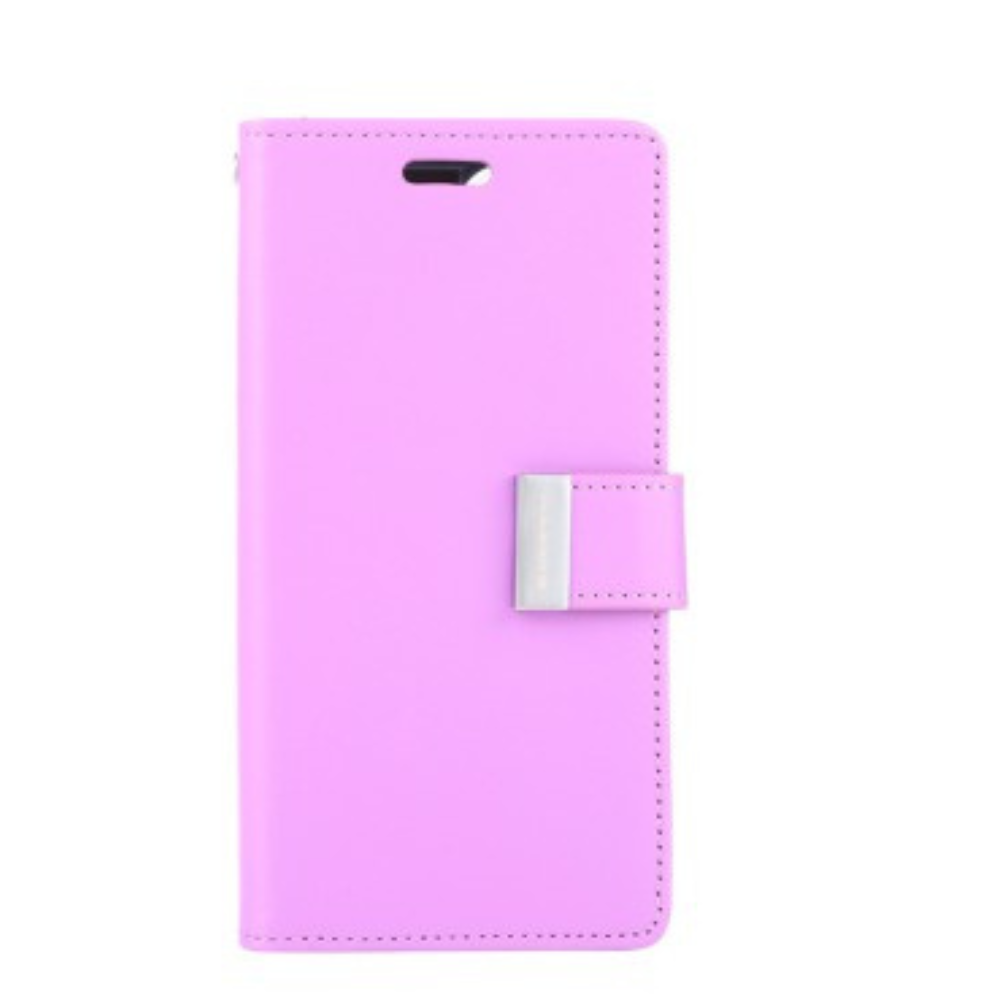 iPhone 13 Mini Compatible Case Cover With Premium Rich Diary - Purple