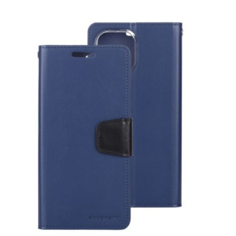 iPhone 13 Mini Compatible Case Cover With Premium Sonata Diary - Navy