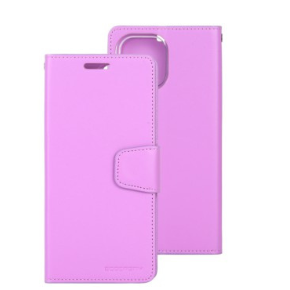 iPhone 13 Mini Compatible Case Cover With Premium Sonata Diary - Purple