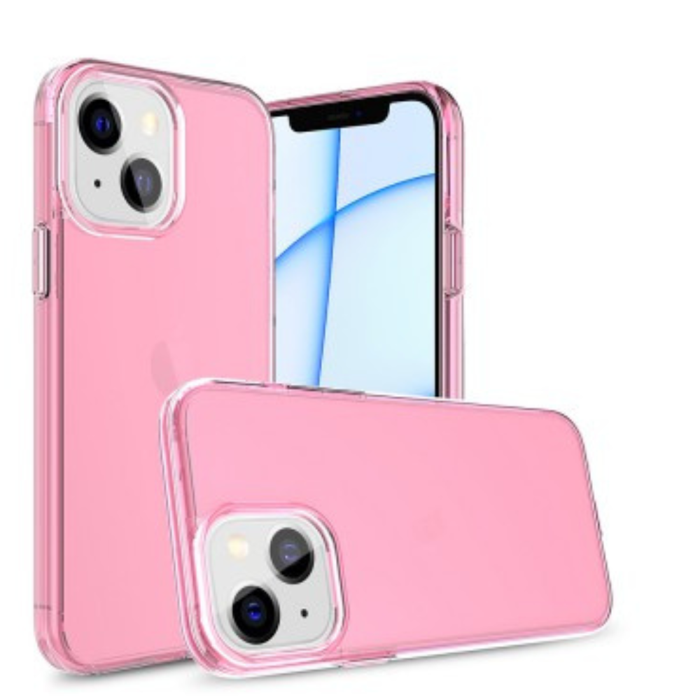 iPhone 13 Mini Compatible Case Cover With Ultimate Shockproof - Clear Pink